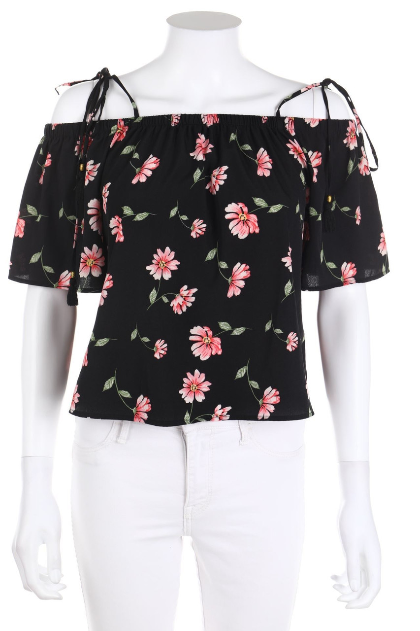 TALLY WEiJL - Carmen-Bluse mit Blumen-Print - L