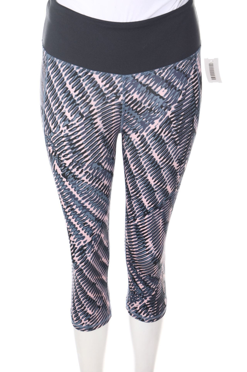 H&M Sport - Cropped-Sport-Leggings mit Muster - S