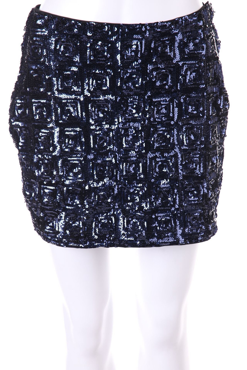 H&M - Pailletten-Minirock - D 36