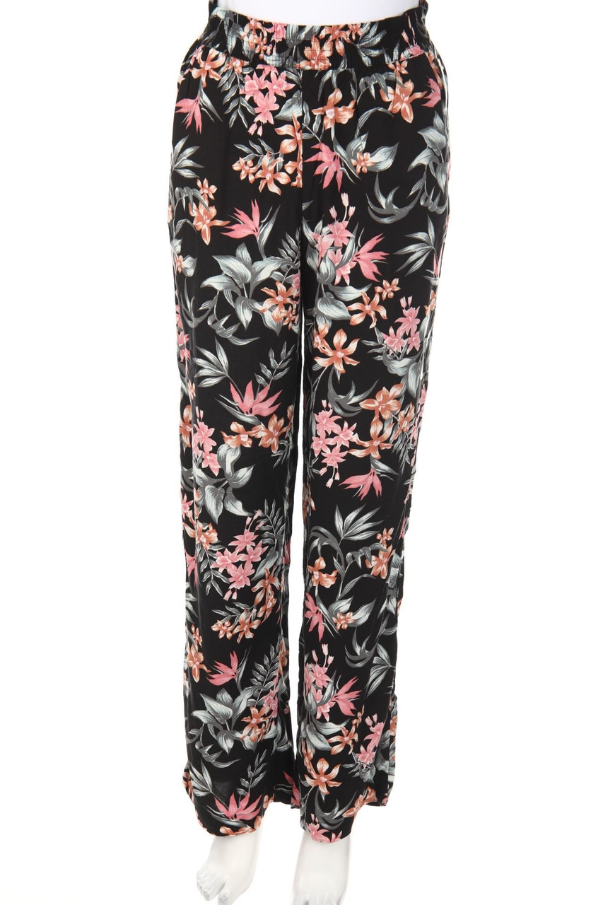 H&M DIVIDED - Jogger-Hose mit Blumen-Print - D 36