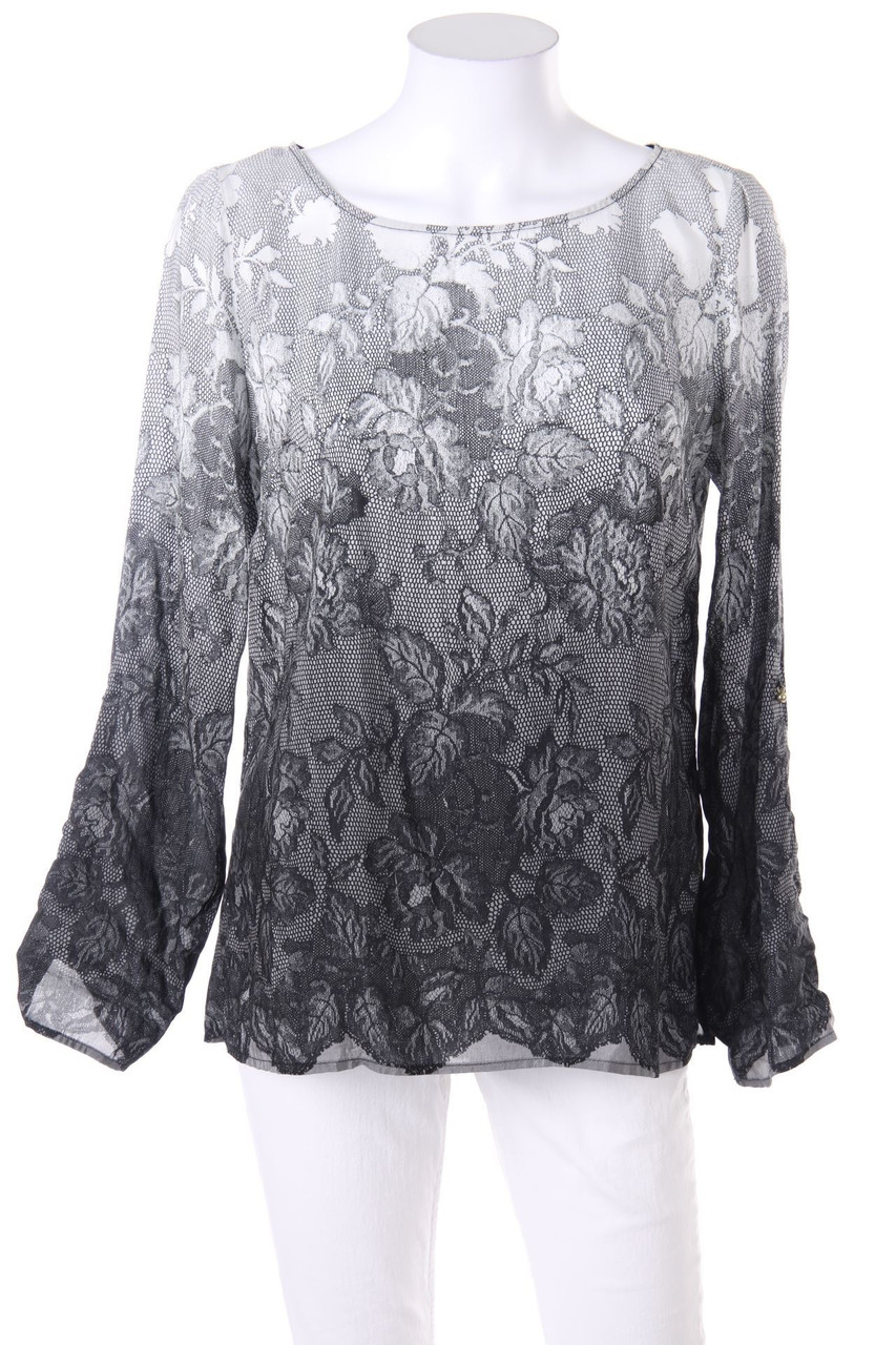 Christian Berg - Bluse mit Blumen-Print - D 38