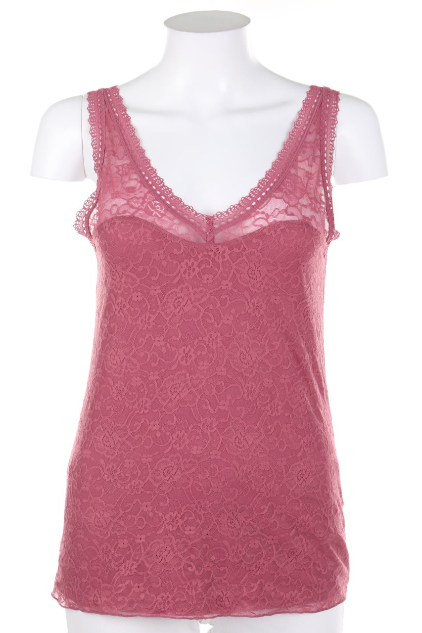 Ohne Label - Top mit Spitze - D 32