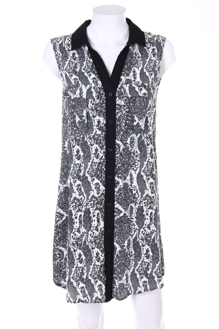 H&M - Blusenkleid mit Print - D 34