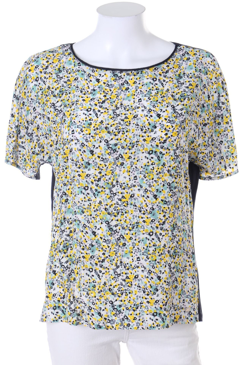 MANOR woman - Kurzarm-Bluse mit Print - S