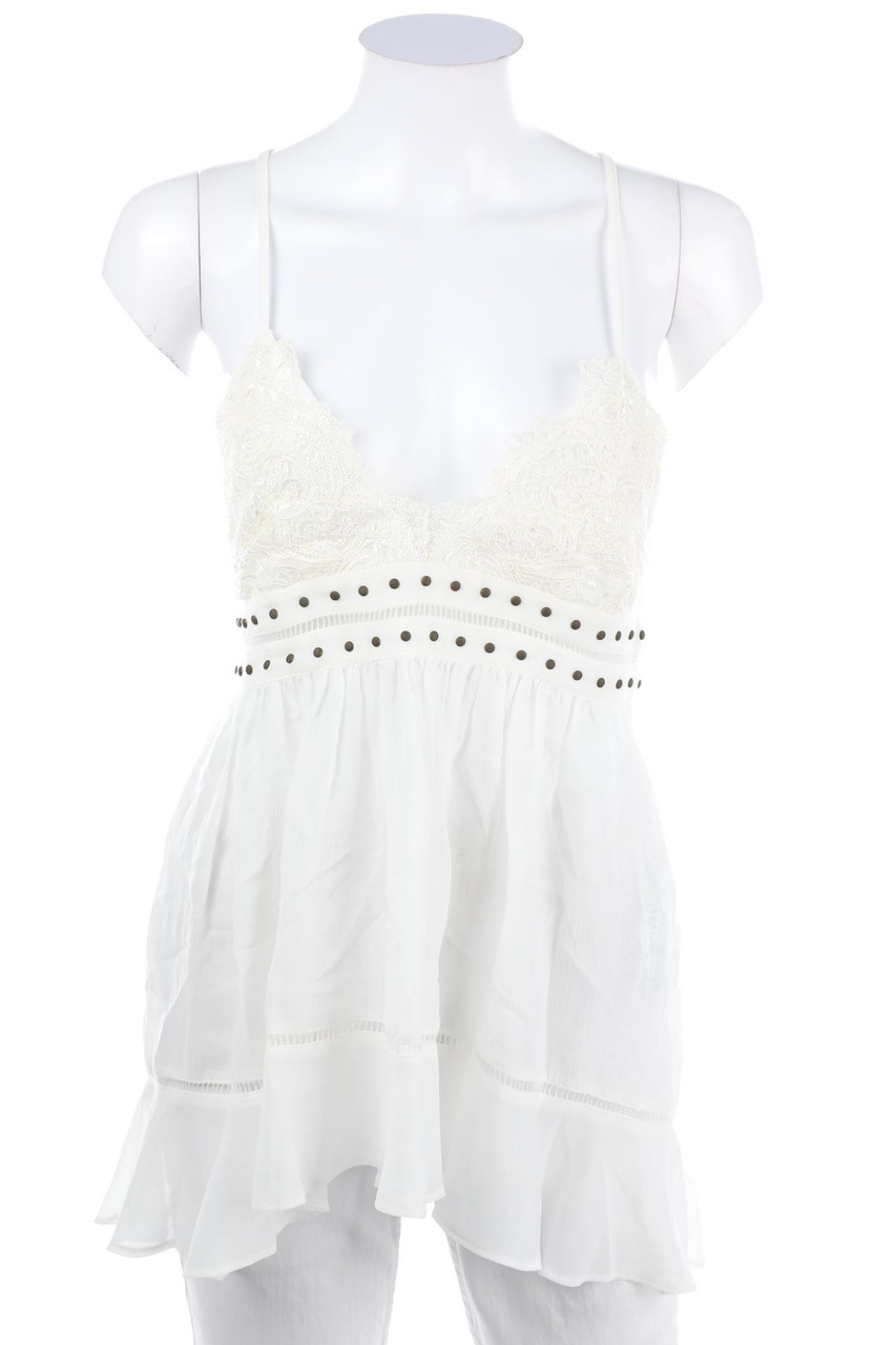 ATOS LOMBARDINI - Blusentop mit Spitze - D 34