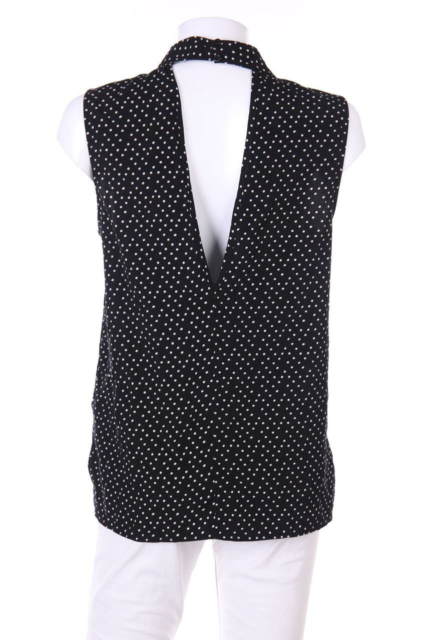 pieces - Blusentop mit Punkten - M