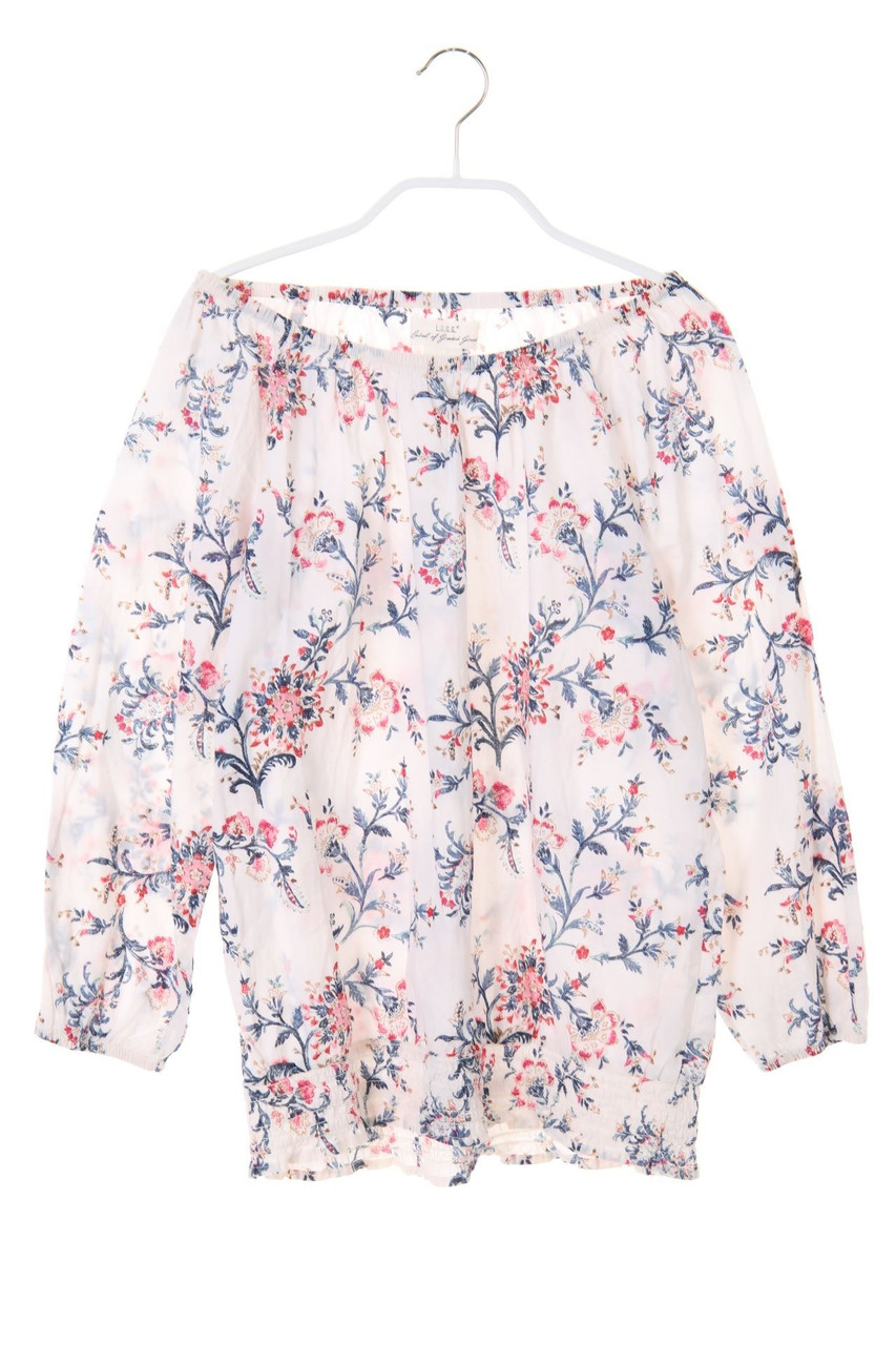 H&M - Carmen-Bluse mit Blumen-Print - 164