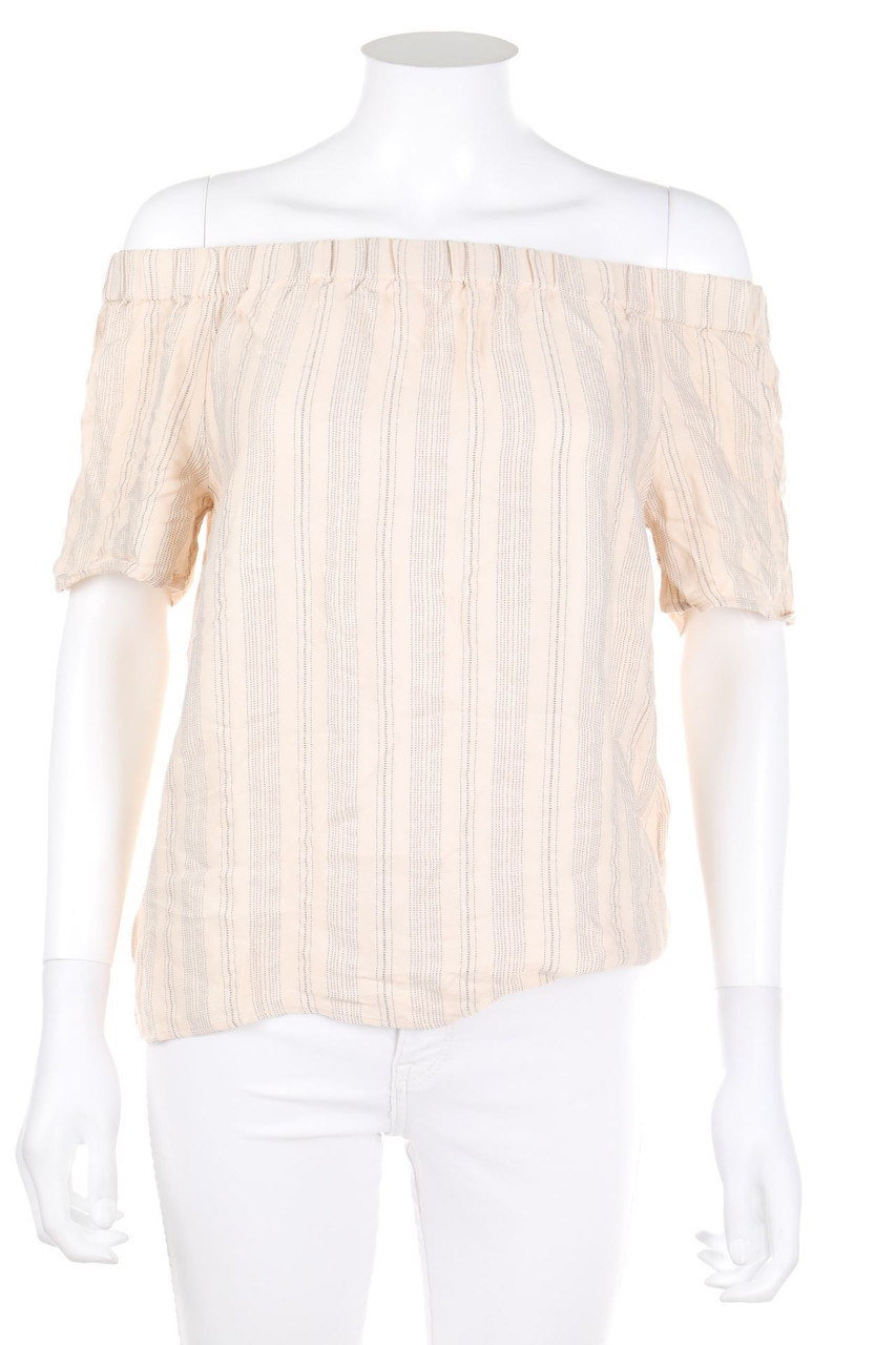 H&M - Carmen-Bluse mit Streifen - D 36