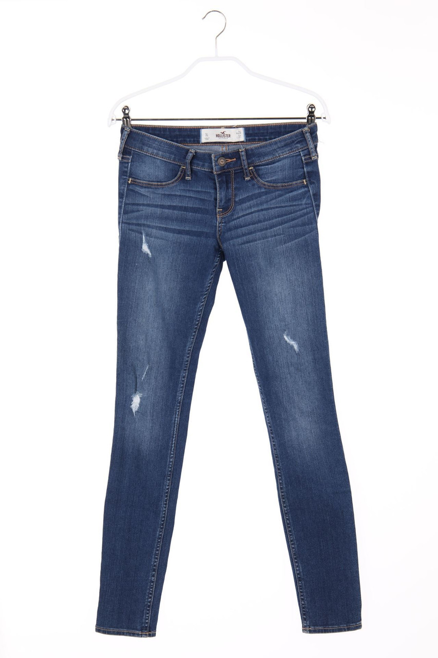HOLLISTER - Distressed Skinny-Jeans - W26