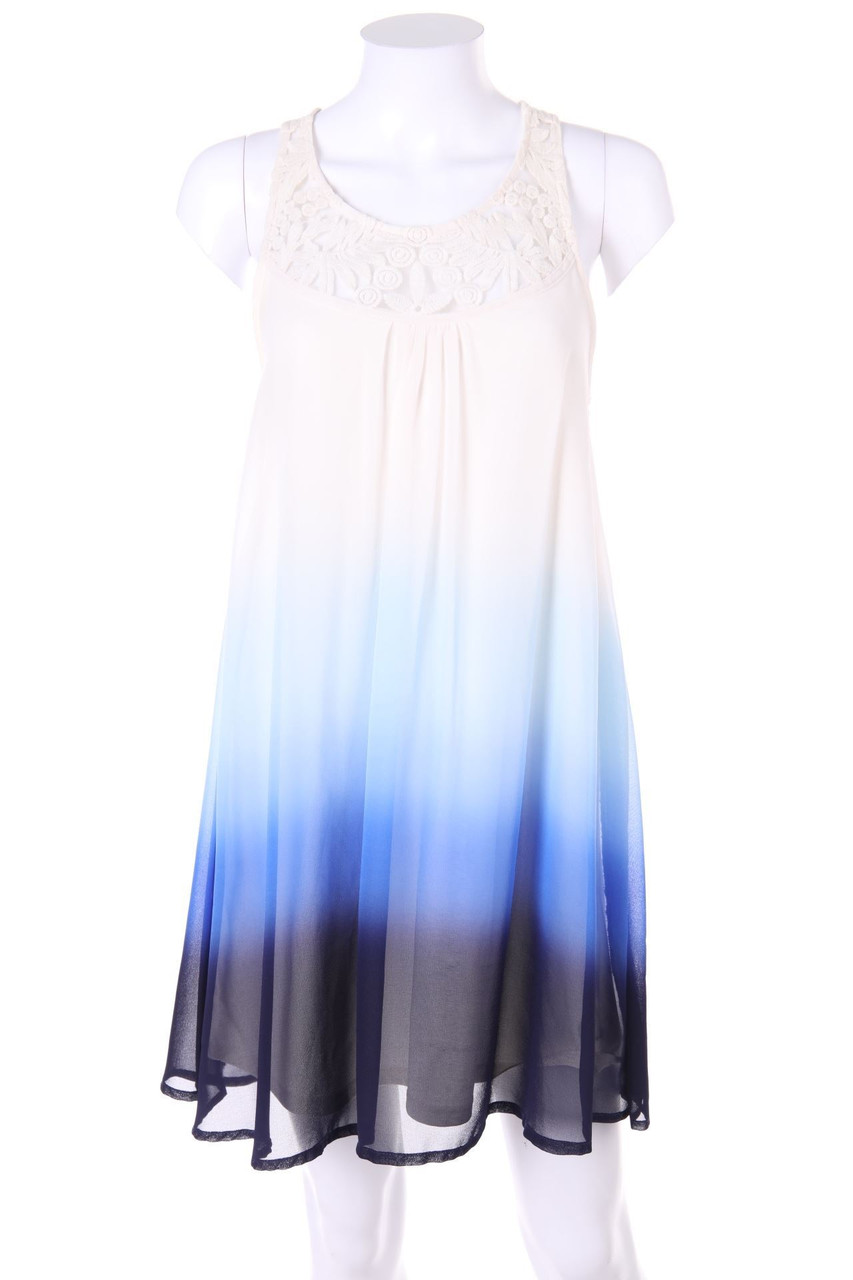 Stradivarius - Minikleid mit Dip Dye-Effekt - M