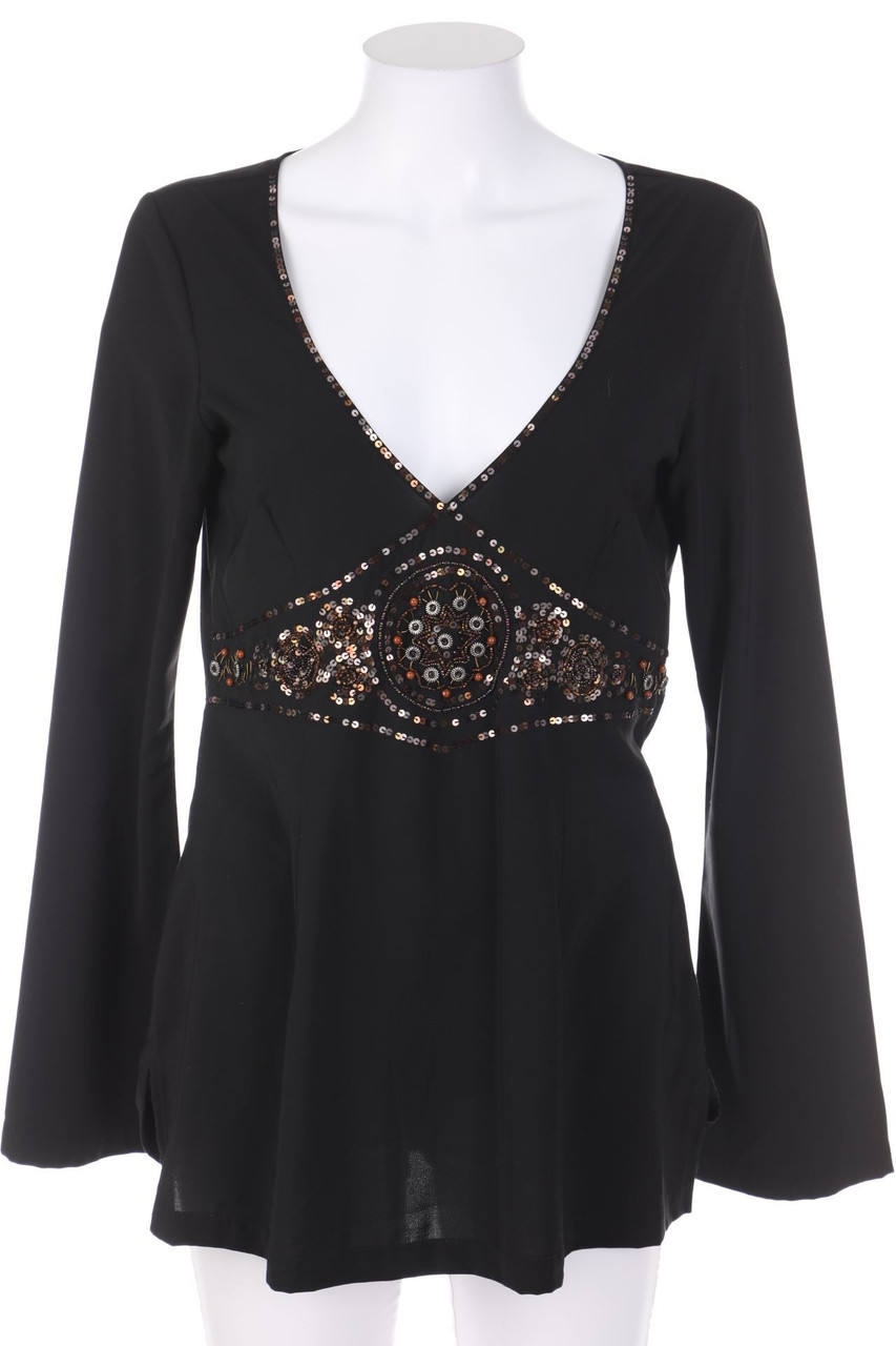 comma - Bluse mit Applikationen - D 38