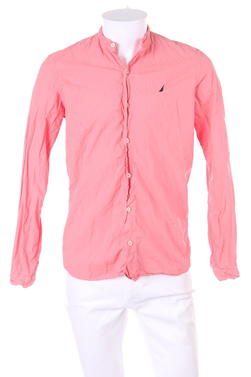 NAUTICA - Baumwoll-Hemd mit Logo-Stickerei - S