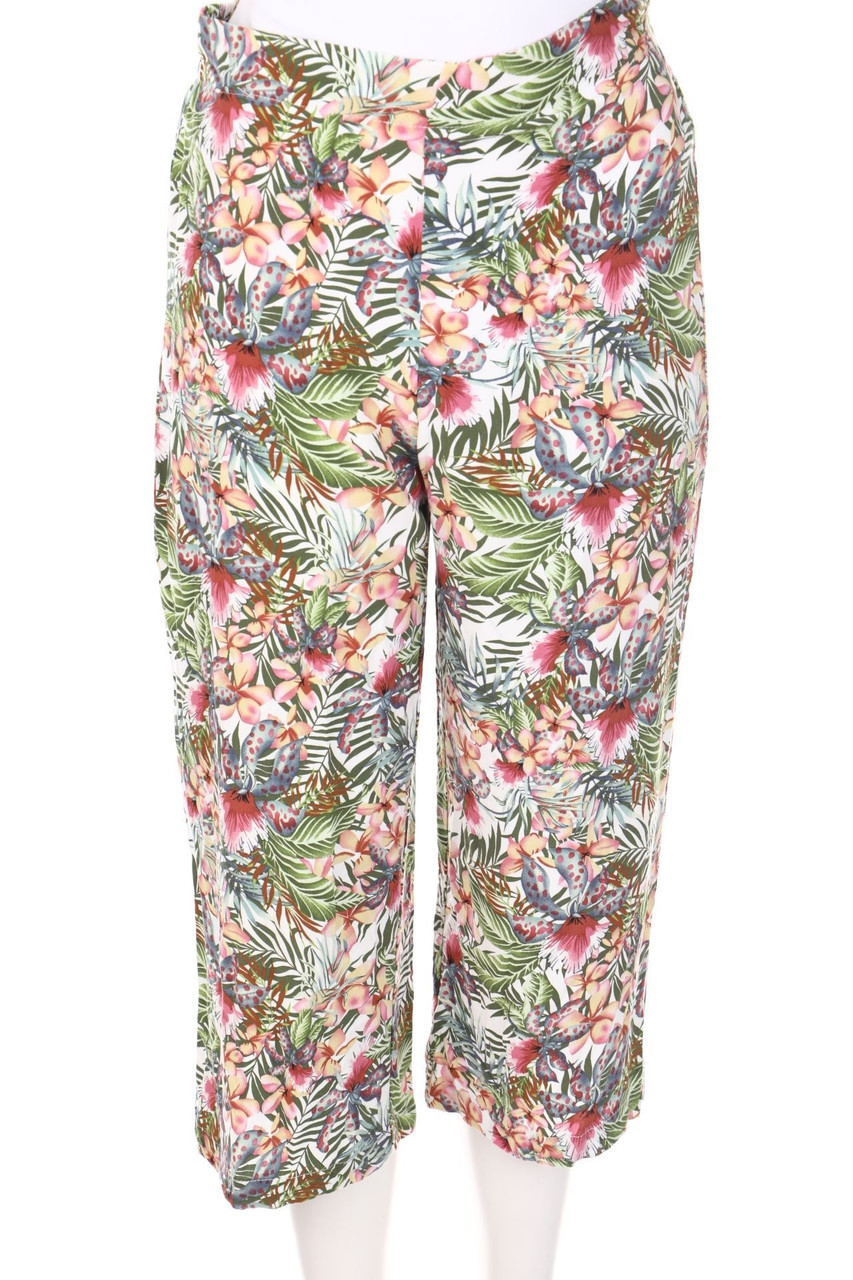 VERO&#x20;MODA&#x20;-&#x20;Culotte&#x20;mit&#x20;Tropical&#x20;Print&#x20;-&#x20;S