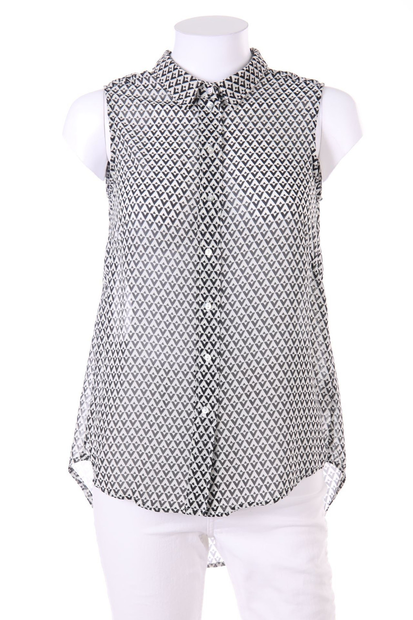 H&M - Blusentop mit Geo-Print - D 34