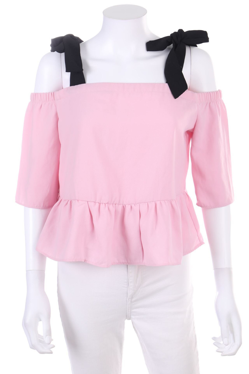 MANGO - Cold-Shoulder-Bluse - M