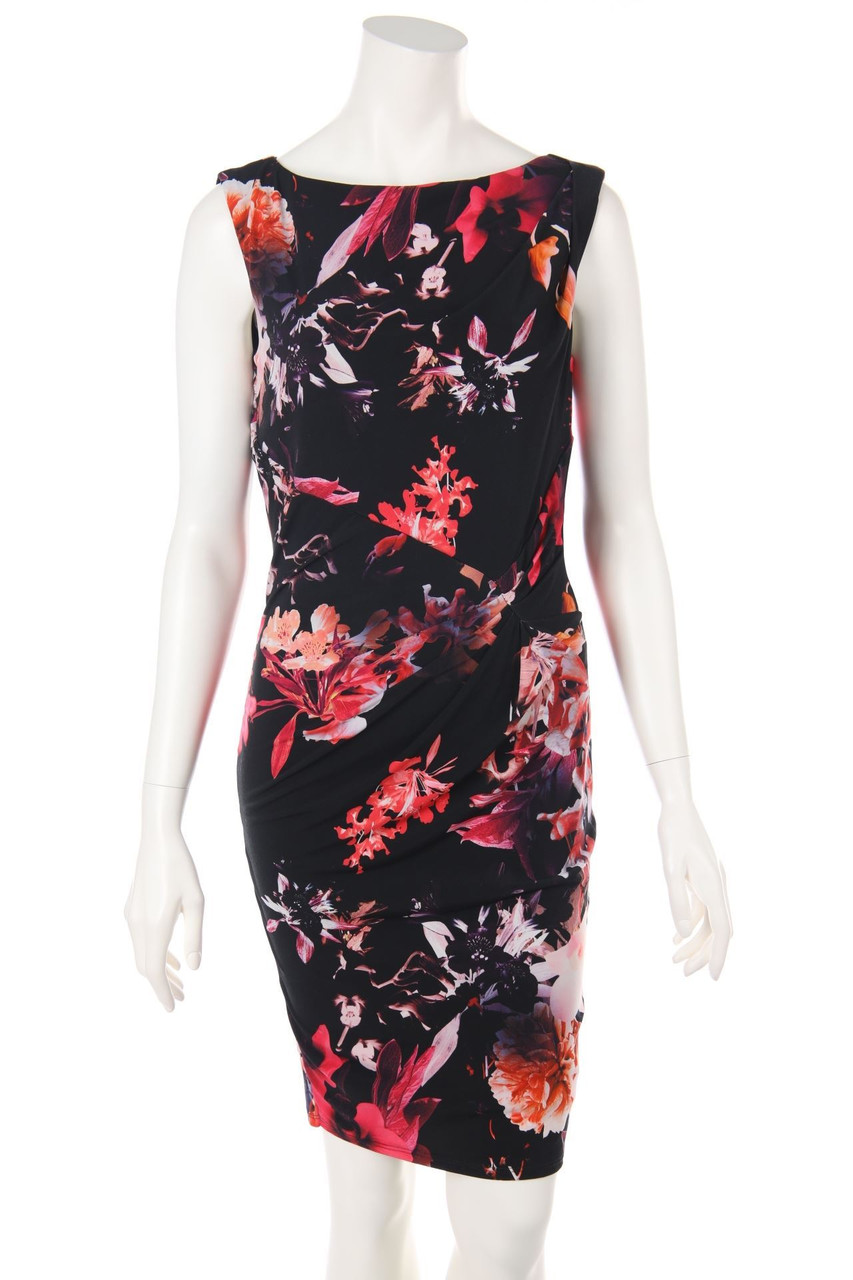 coast - Abendkleid mit Blumen-Print - S