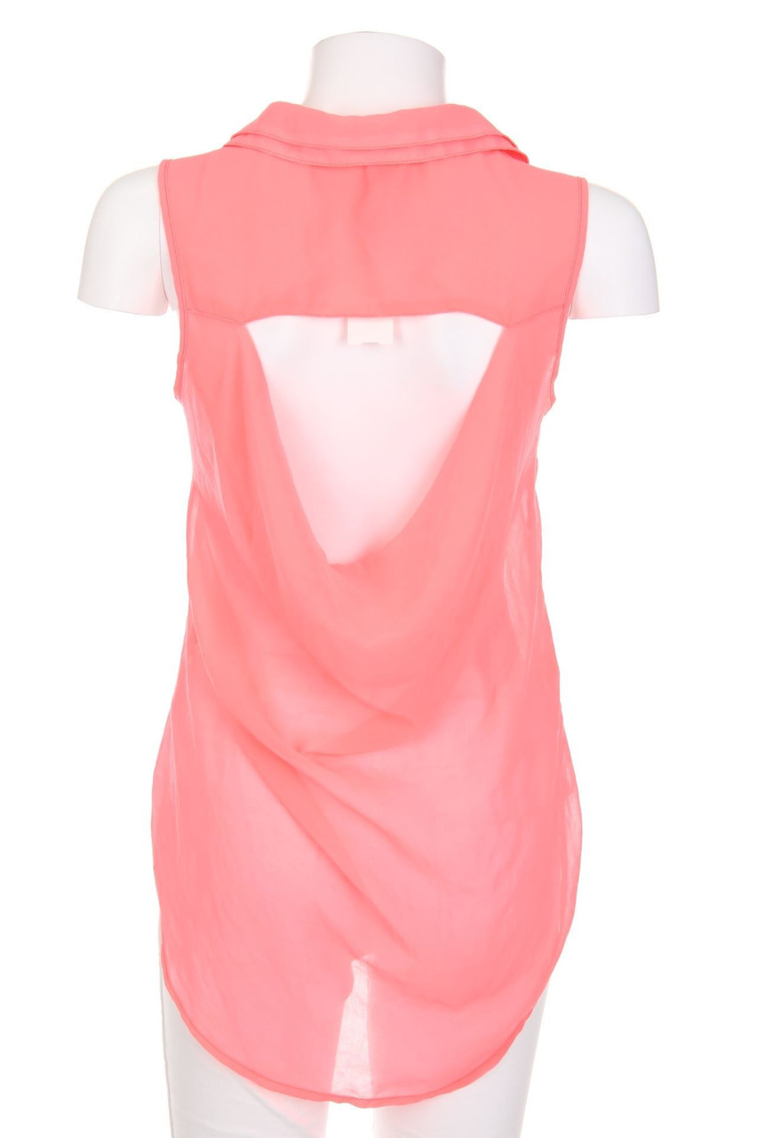 Bershka - Neon-Vokuhila-Blusentop - S