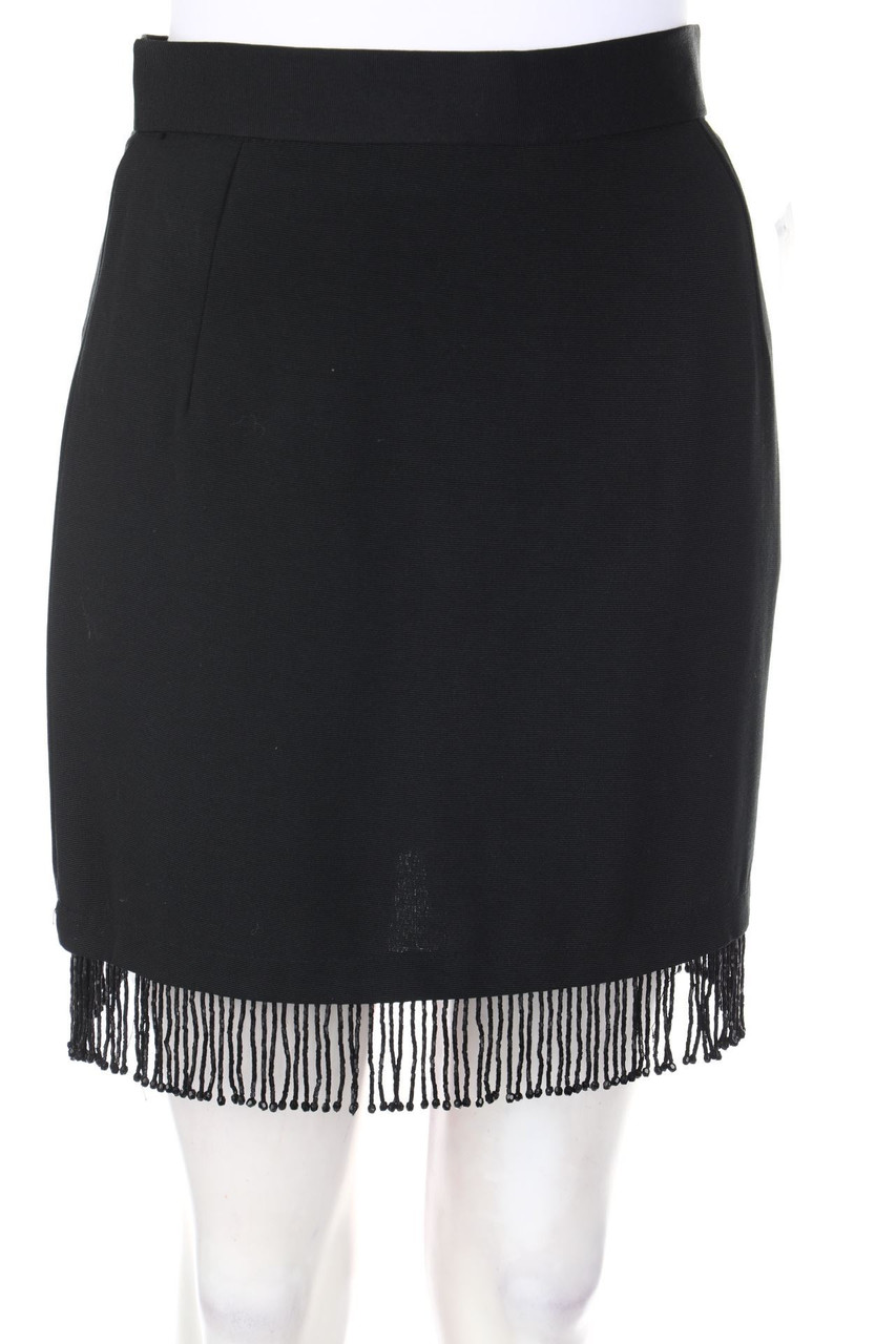 CHARLOTTE HALTON - Minirock mit Perlen - D 38