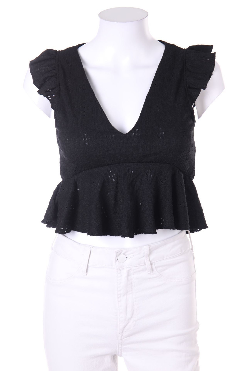 FB SISTER - Blusentop mit Volants - XS