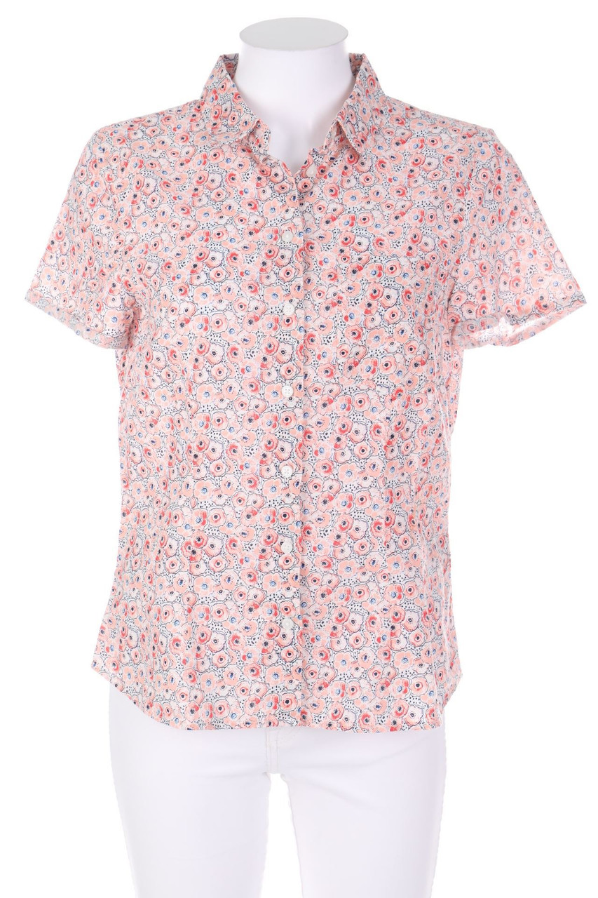 H&M - Kurzarm-Bluse mit Blumen-Print - D 38