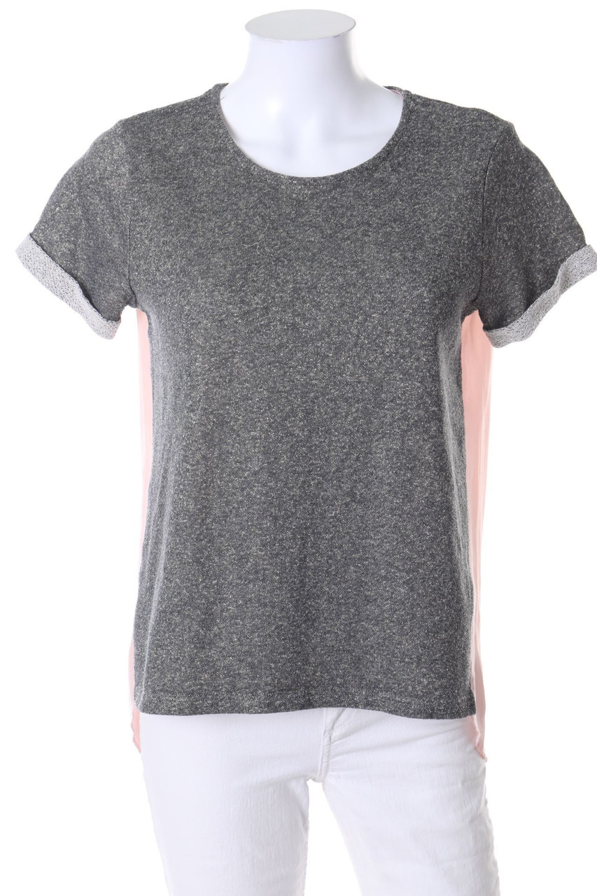 LTB - Kurzarm-Bluse mit Glitzer - M