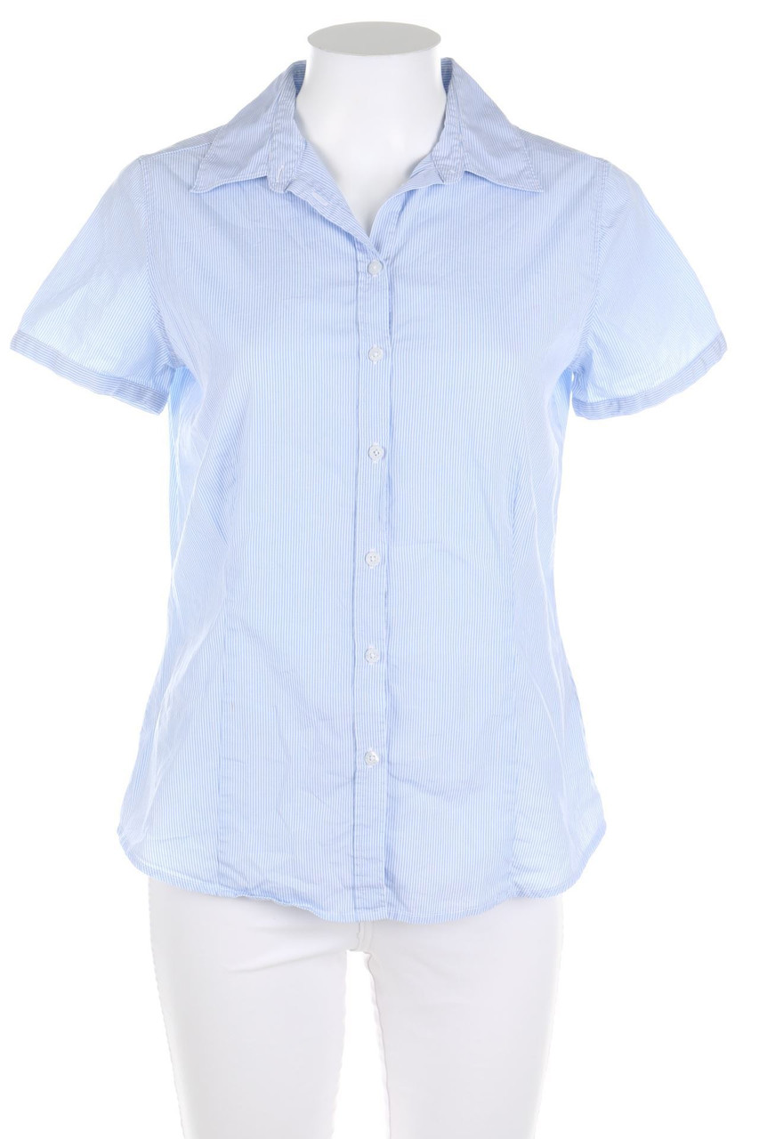 MONTEGO - Hemd-Bluse mit kurzem Ärmel mit Streifen - D 36