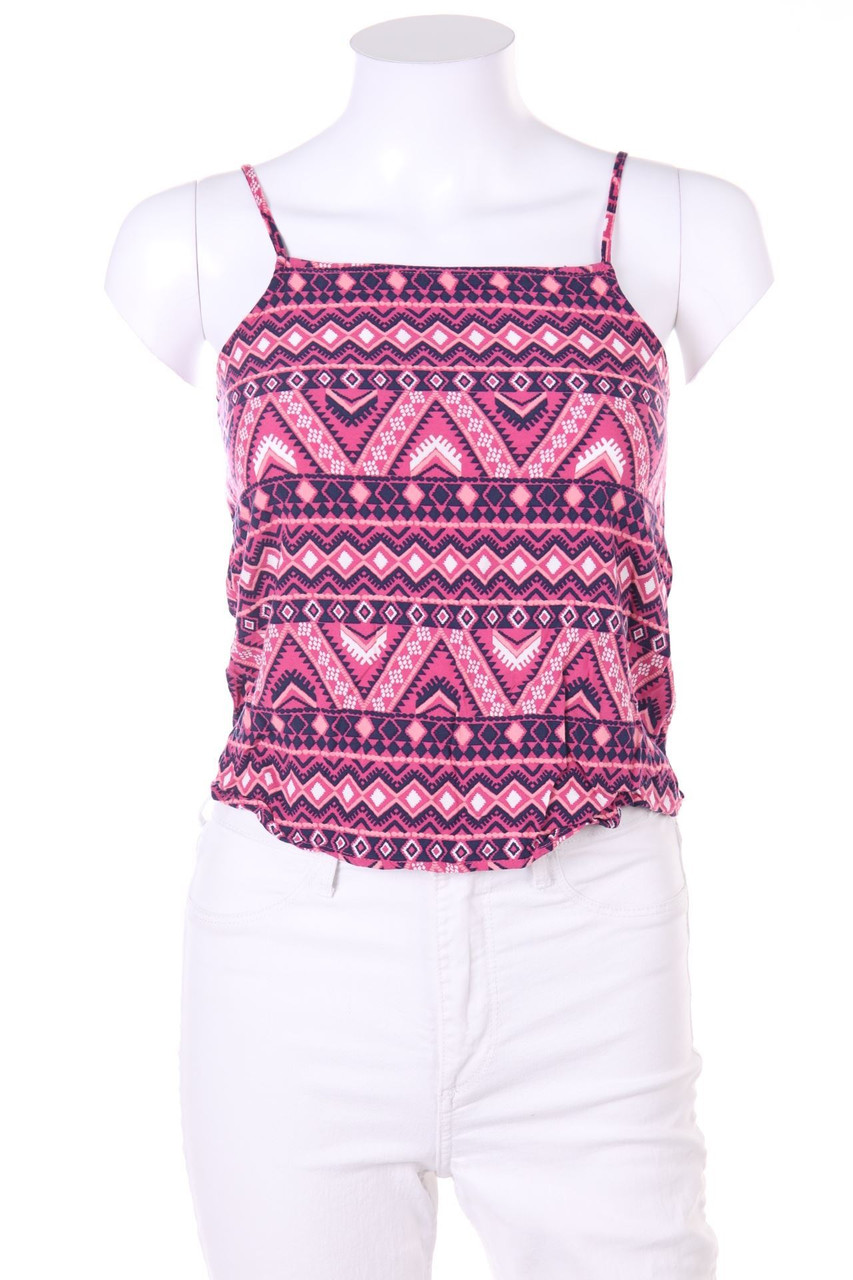 H&M DIVIDED - Top mit Ethno-Print - D 32