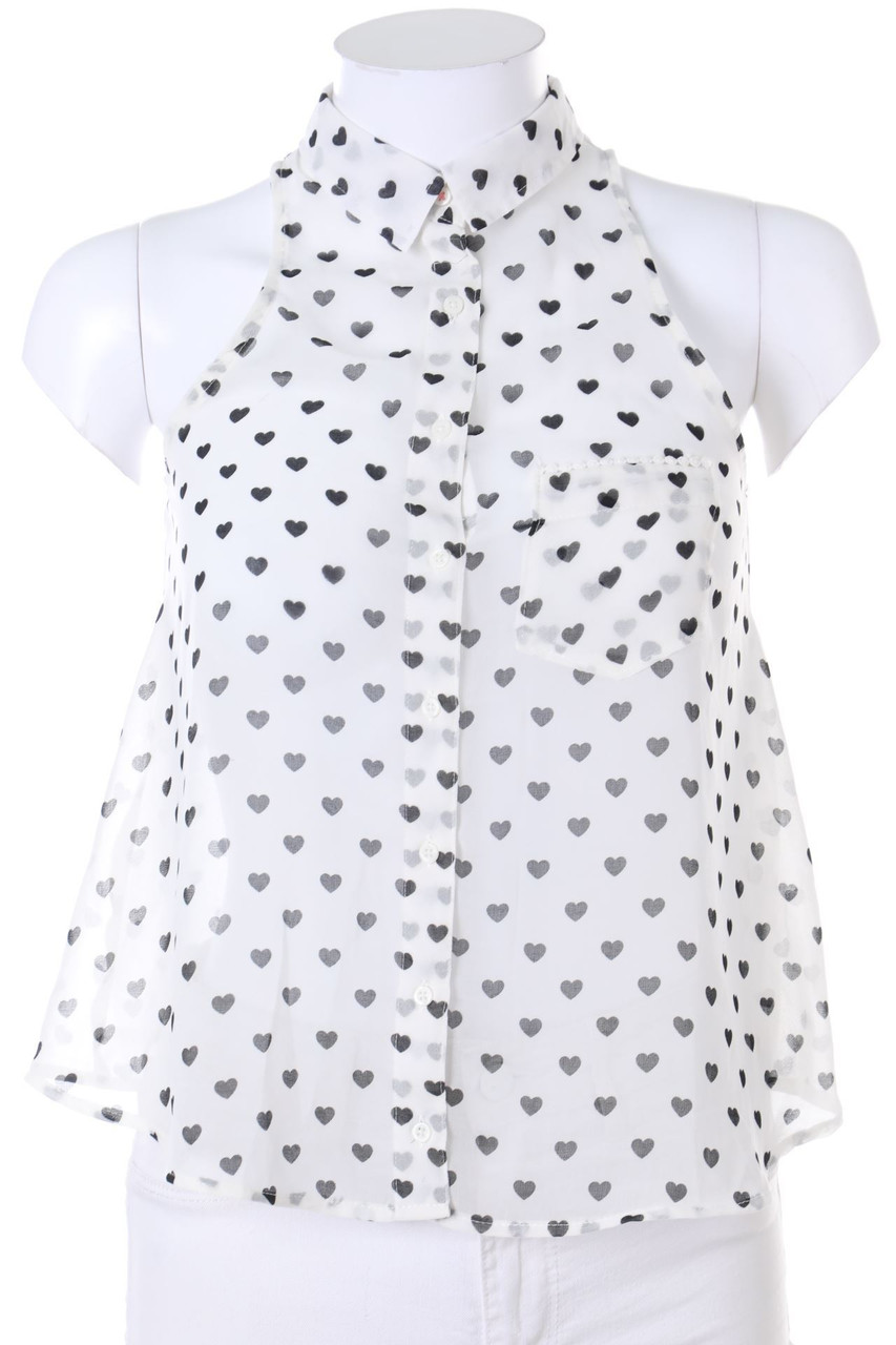 Bershka - Blusentop mit Print - XS