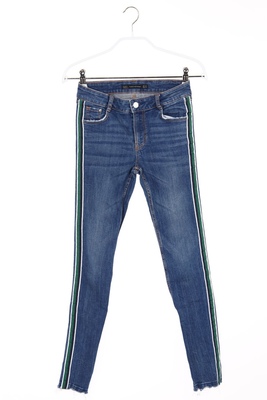 ZARA TRF - Distressed Skinny-Jeans - D 32