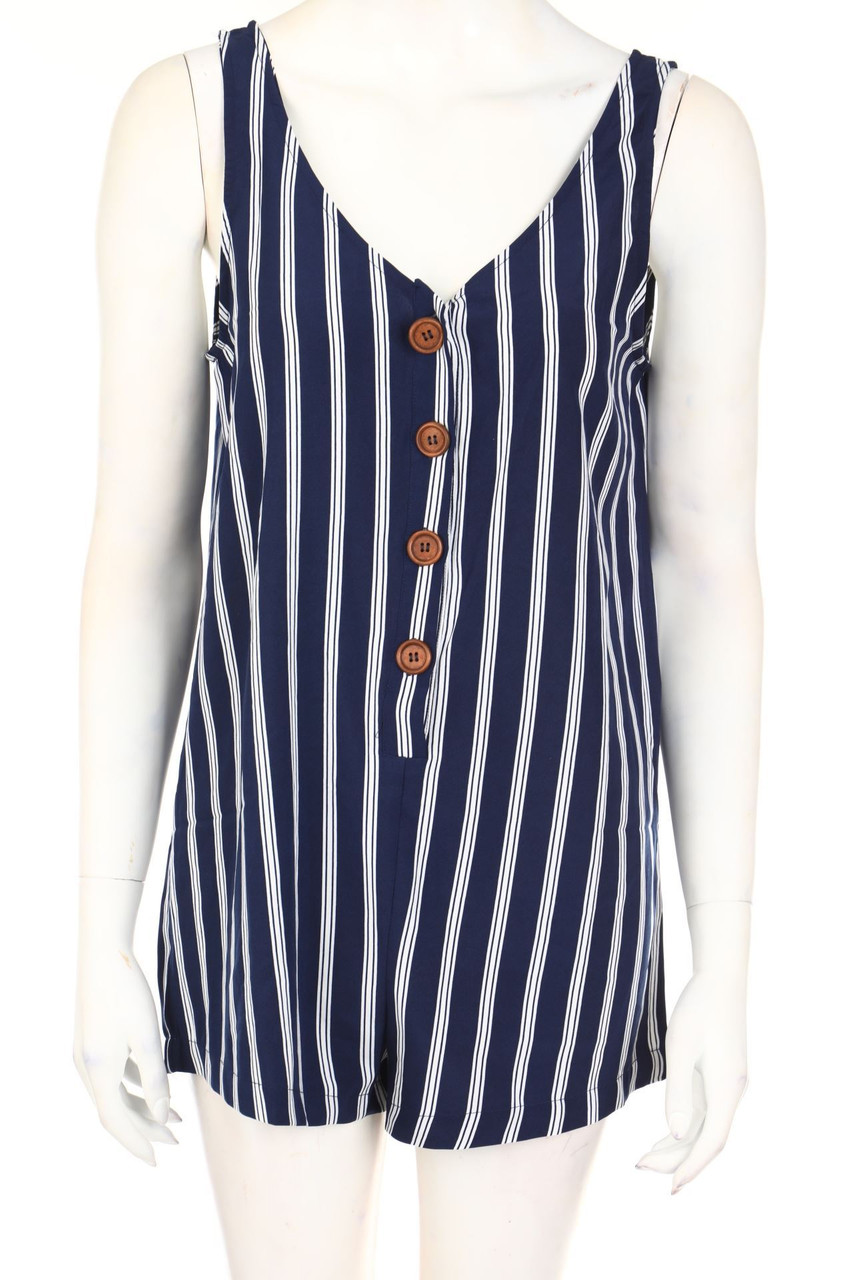 SHEIN - Playsuit mit Streifen - M