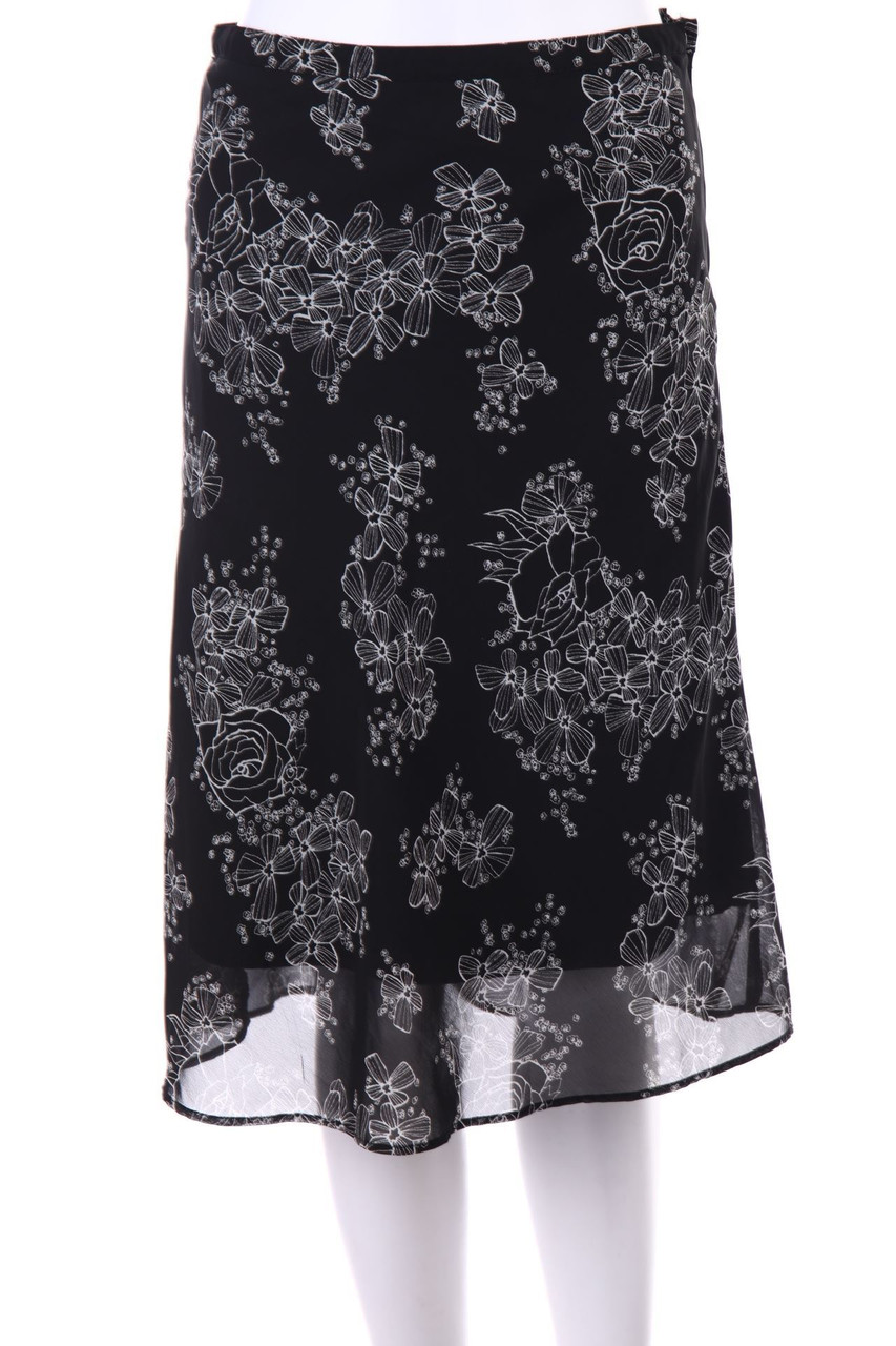 H&M - Rock mit floralem Muster - D 34