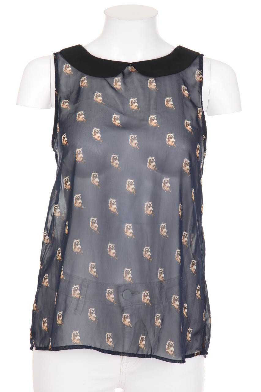 PULL&BEAR - Blusentop mit Print - S