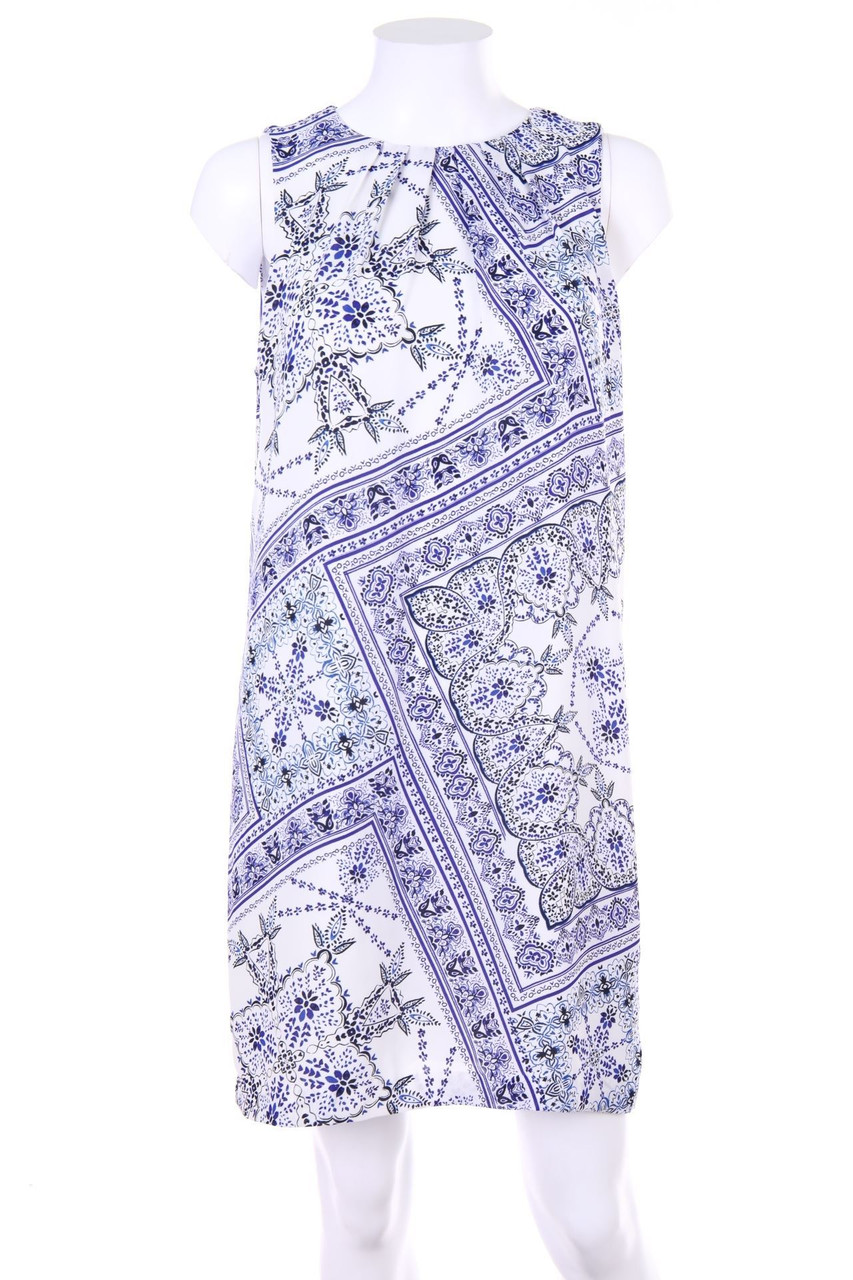 H&M - Print-Kleid mit Falten - D 38