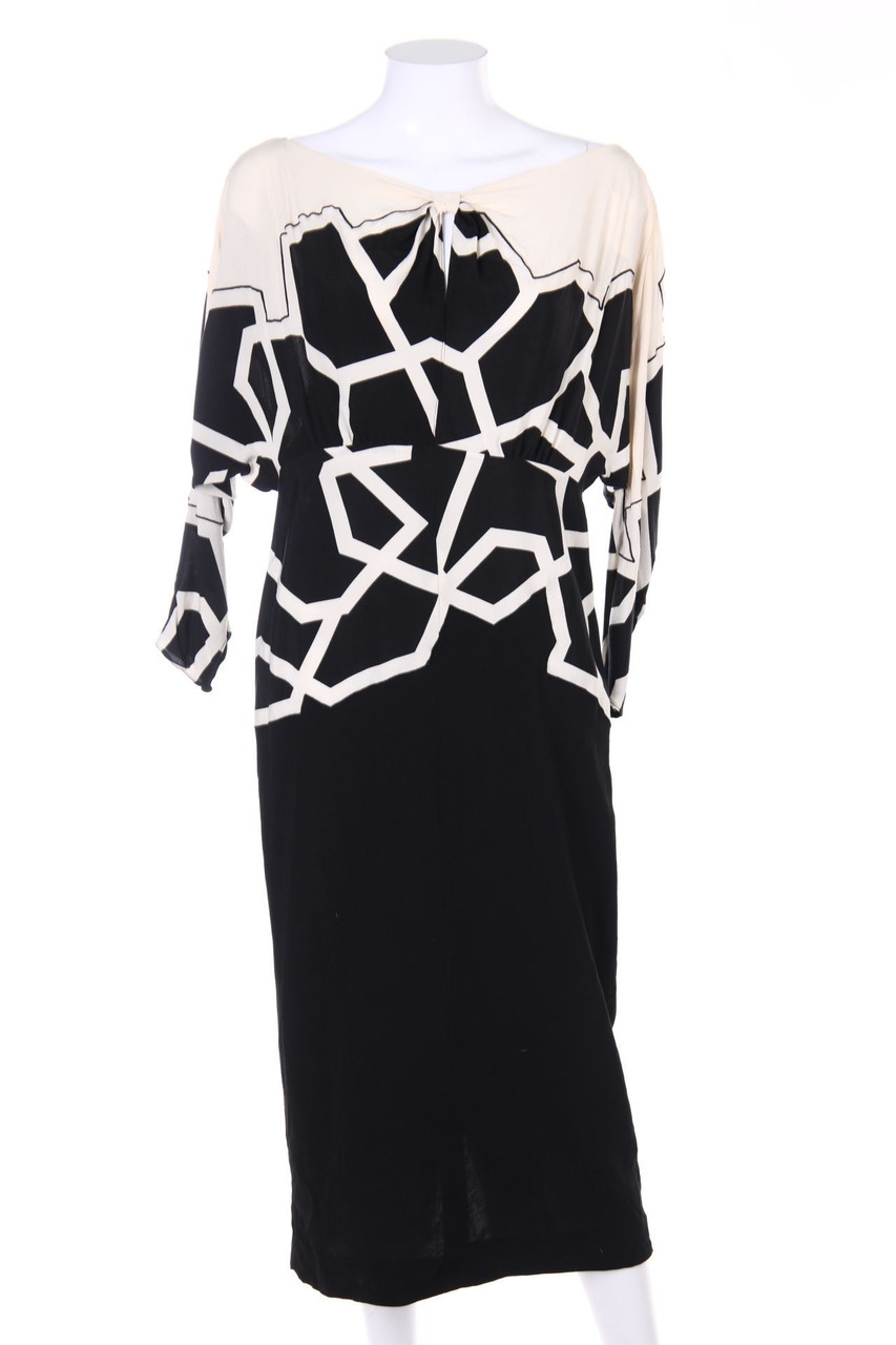 Bernard Perris - Vintage-Abendkleid mit Batwing-Ärmeln - M