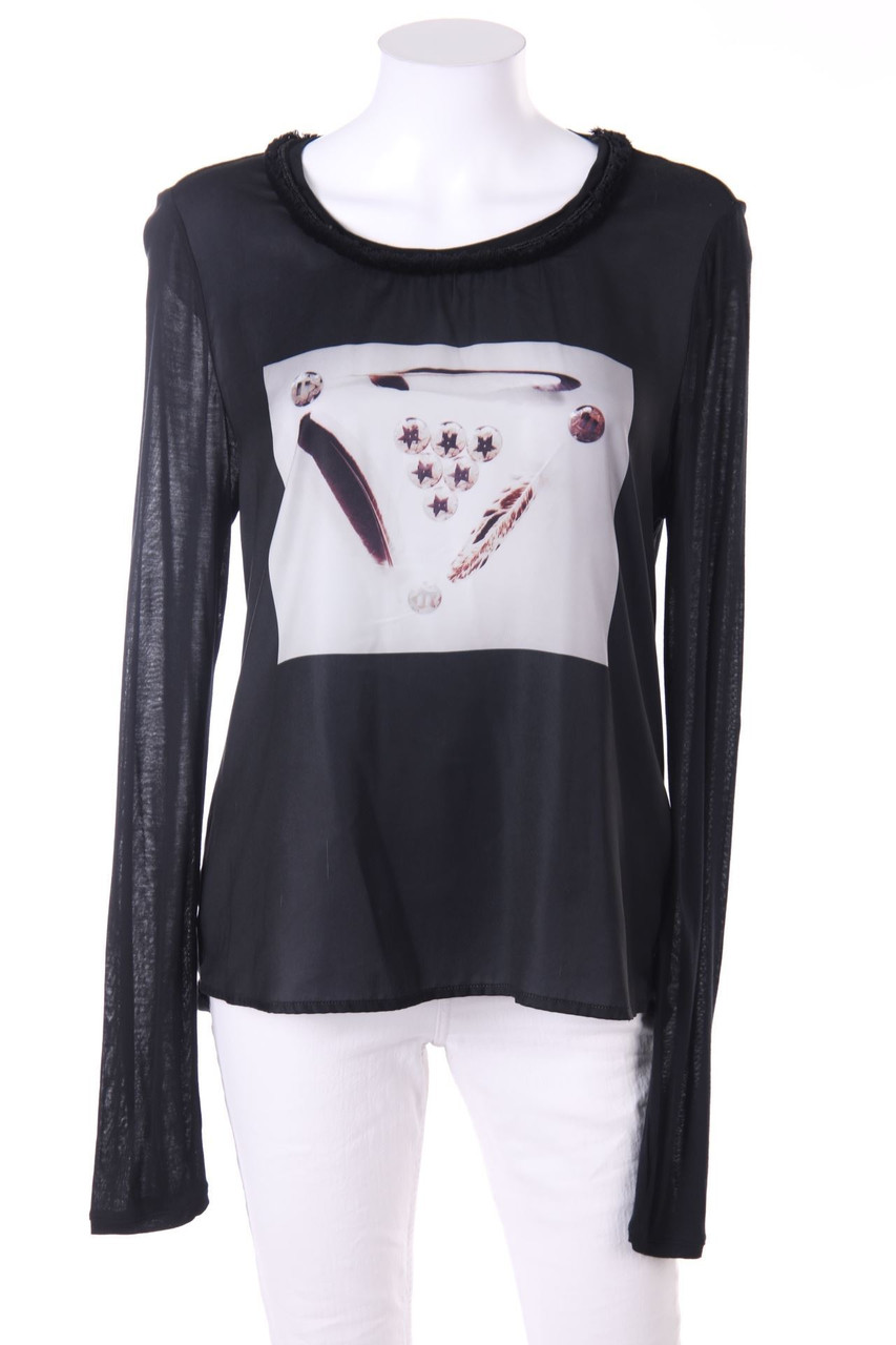 MAISON SCOTCH - Longsleeve-Shirt mit Print - D 40