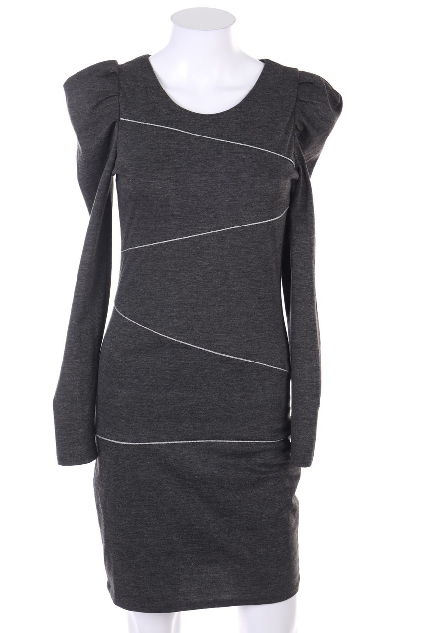 AMISU - Kleid mit Glitzer - D 36