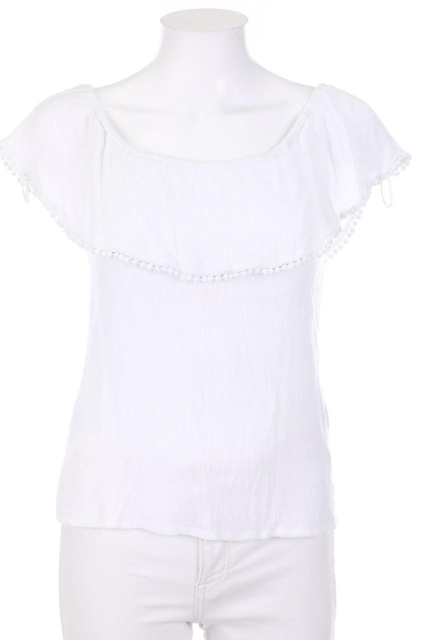 orsay - Carmen-Top mit Lochstrick-Details - XS