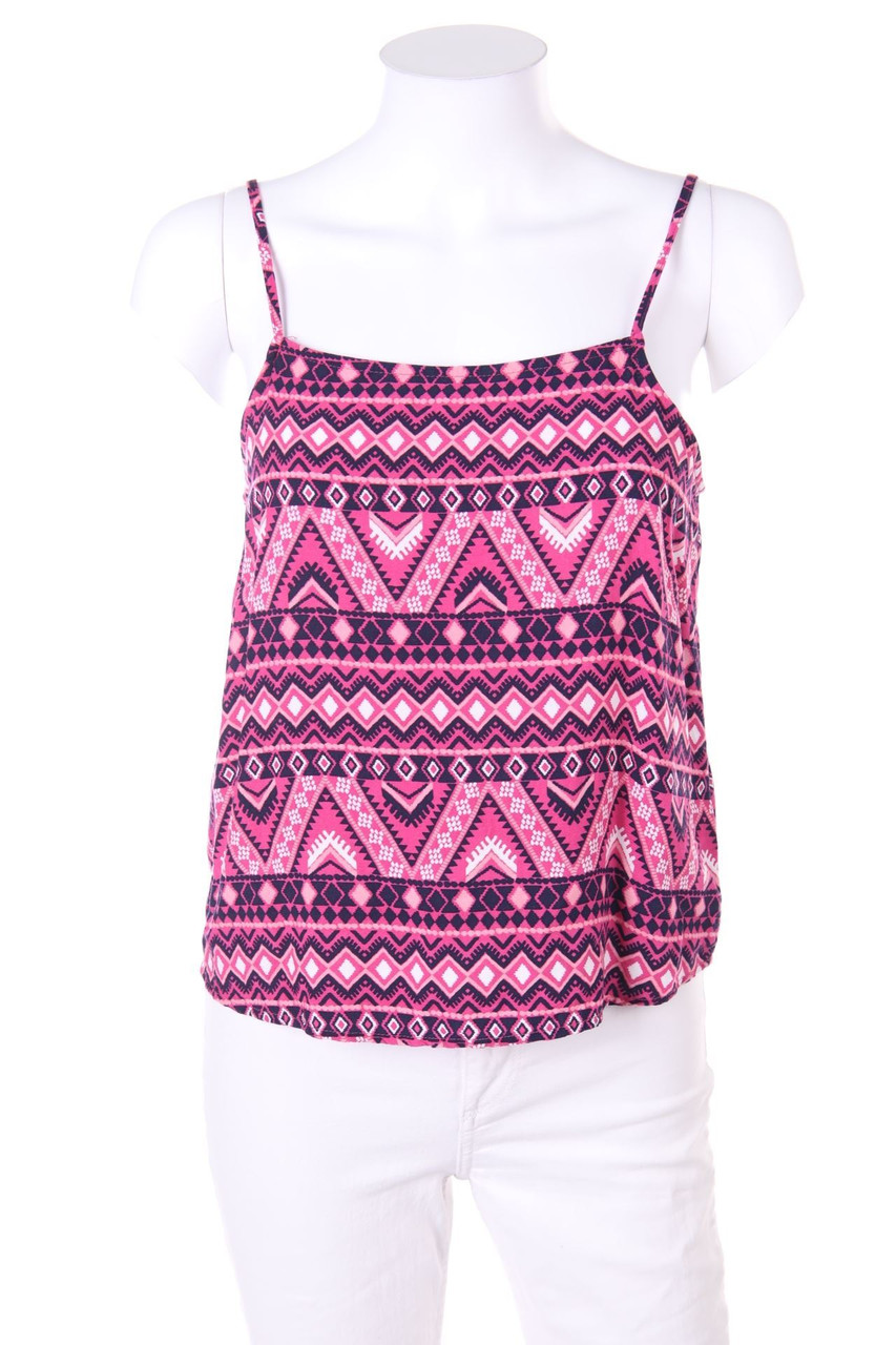 H&M DIVIDED - Blusentop mit Ethno-Print - D 36