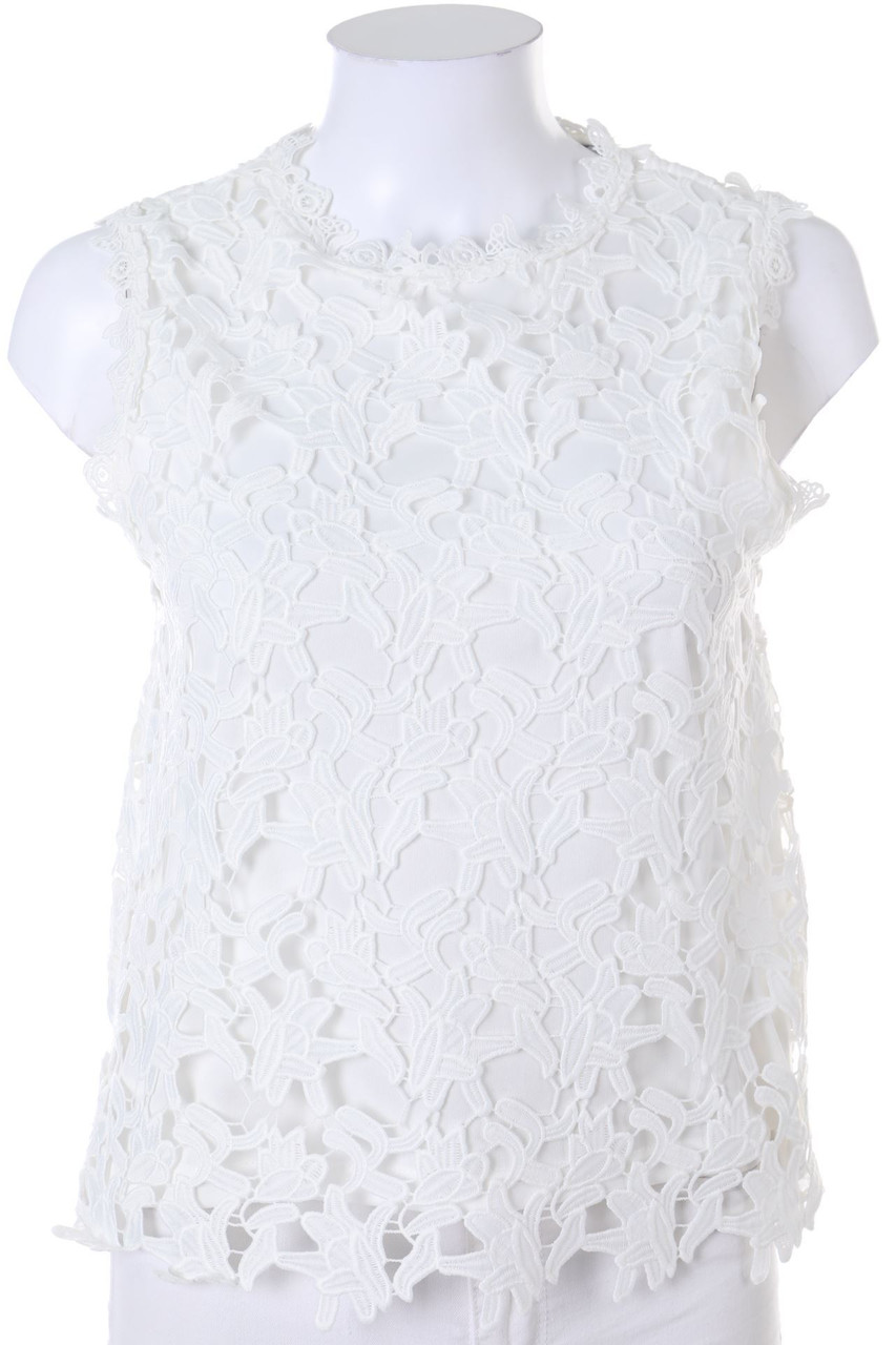 RESERVED - Blusentop aus Jersey mit Spitze - D 34