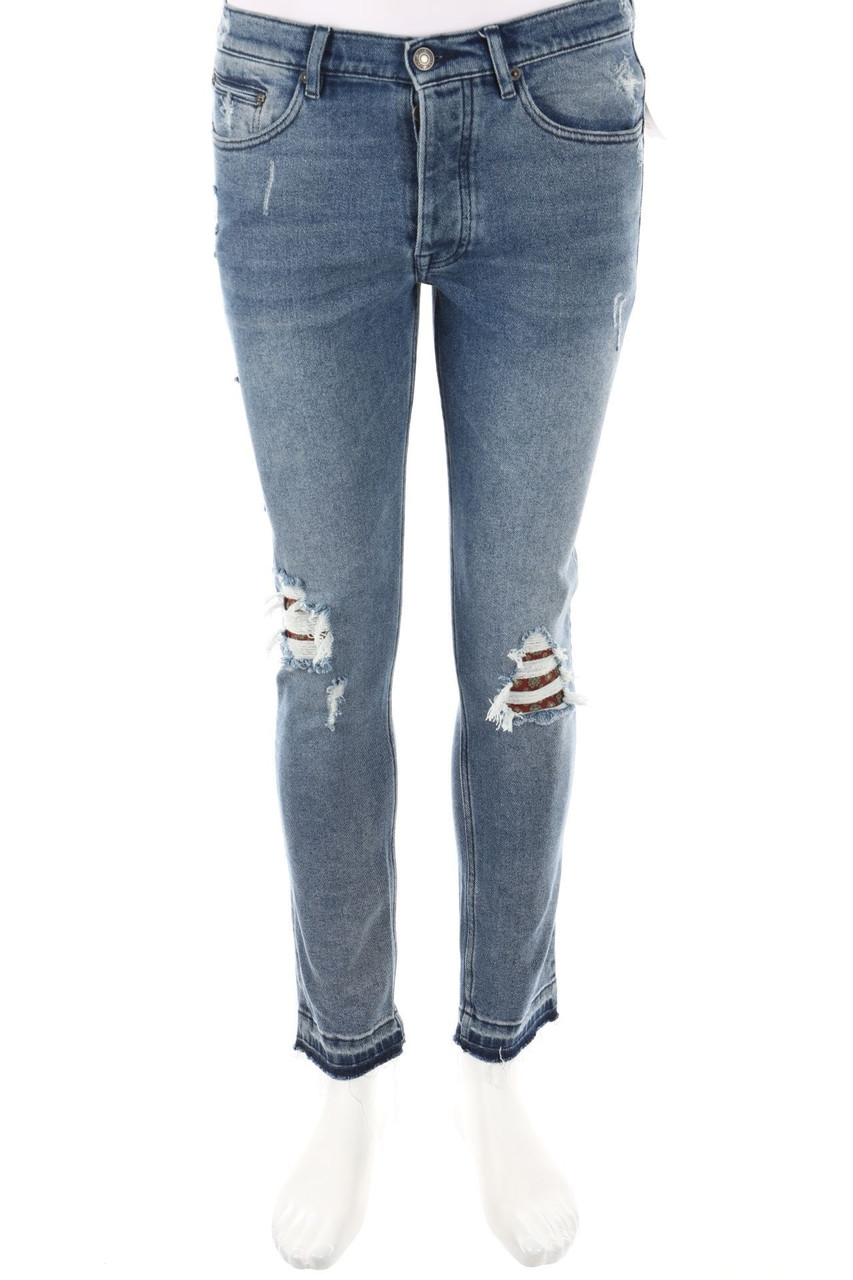 The Kooples - Destroyed Straight Cut Jeans - W31
