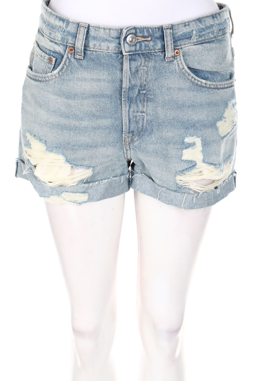 H&M - Destroyed Jeans-Shorts - D 36