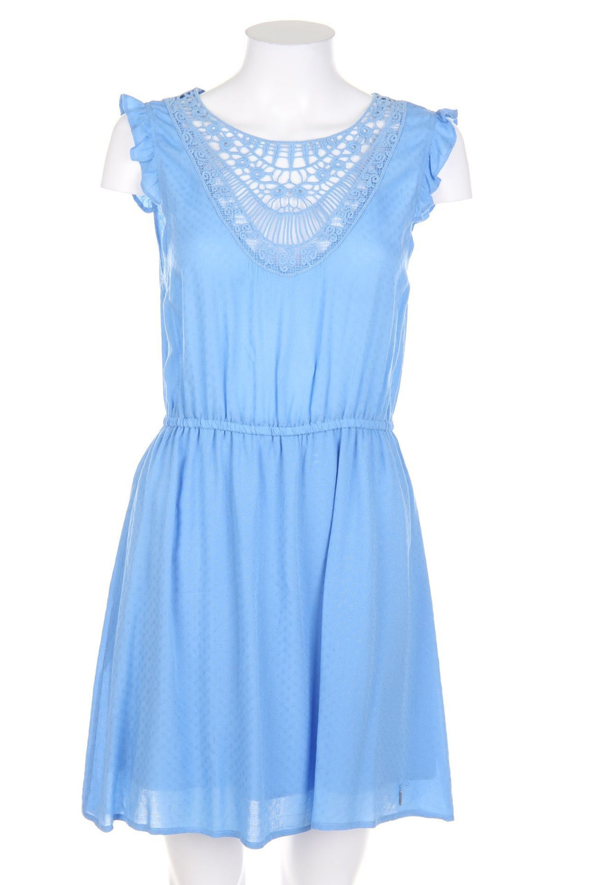 Pepe Jeans - Minikleid mit Häkelspitze - S