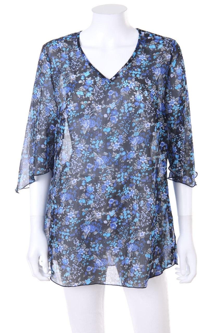 C&A - Print-Bluse mit 3/4-Ärmel - D 42