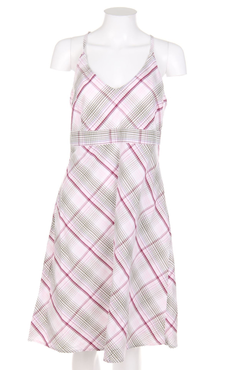 H&M LOGG - Kleid aus Baumwolle mit Karo-Muster - D 44