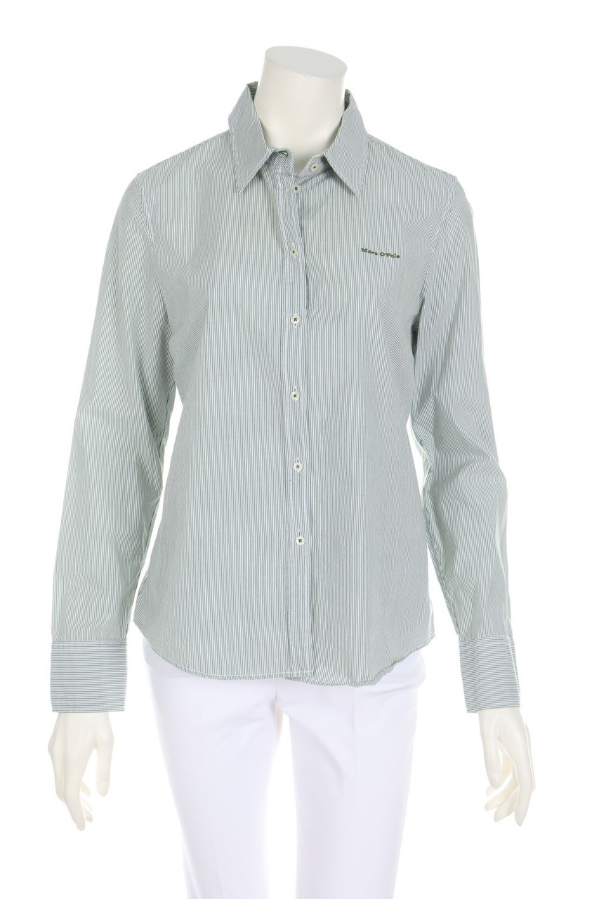 Marc O´Polo - Hemd-Bluse mit Logo-Stickerei - D 38