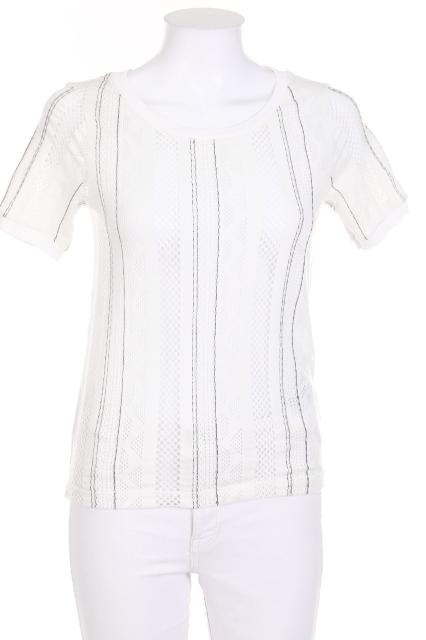 motivi - Kurzarm-Shirt mit Streifen - XS