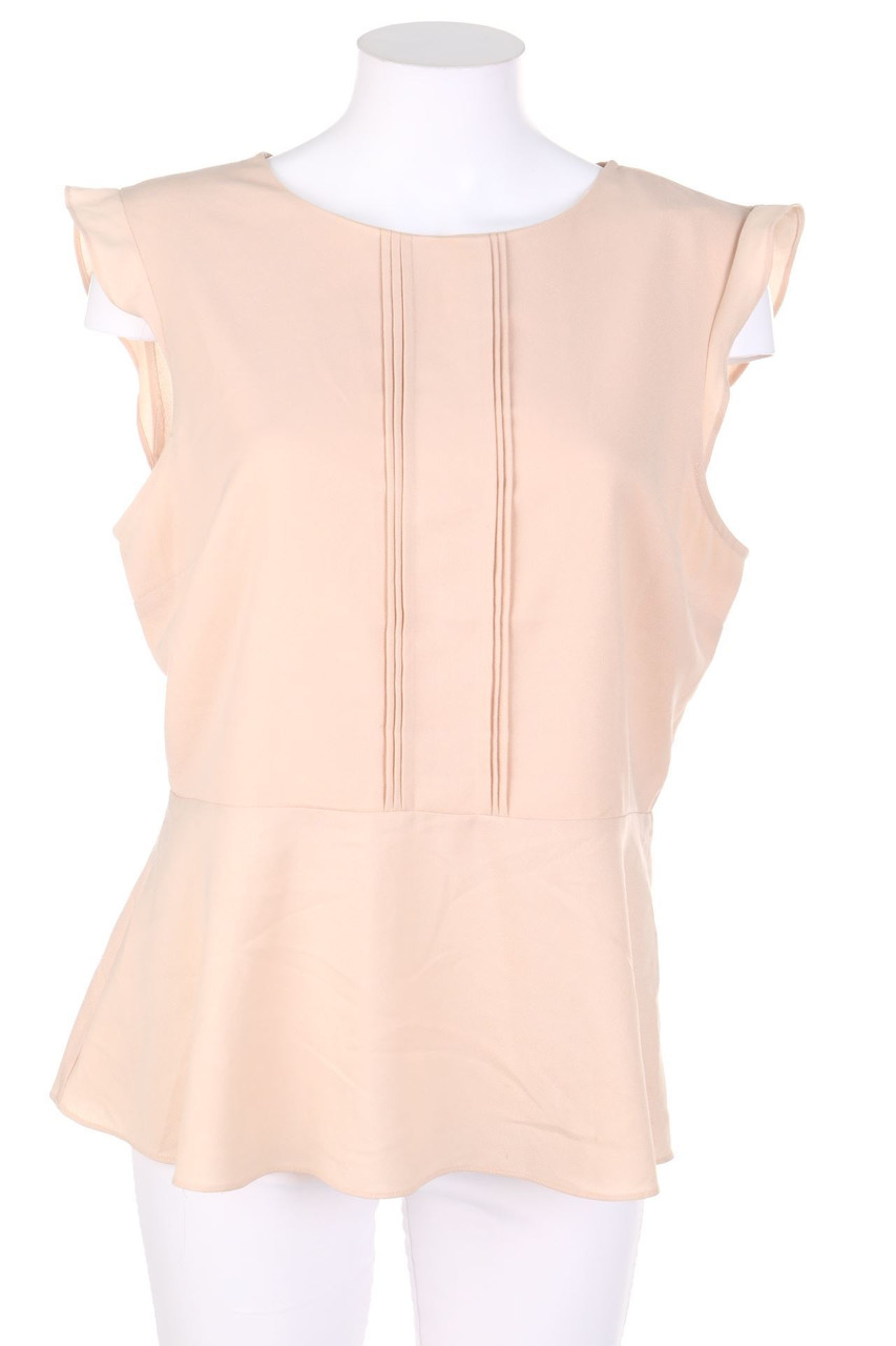 OASIS - Volants-Blusentop mit Falten - D 42