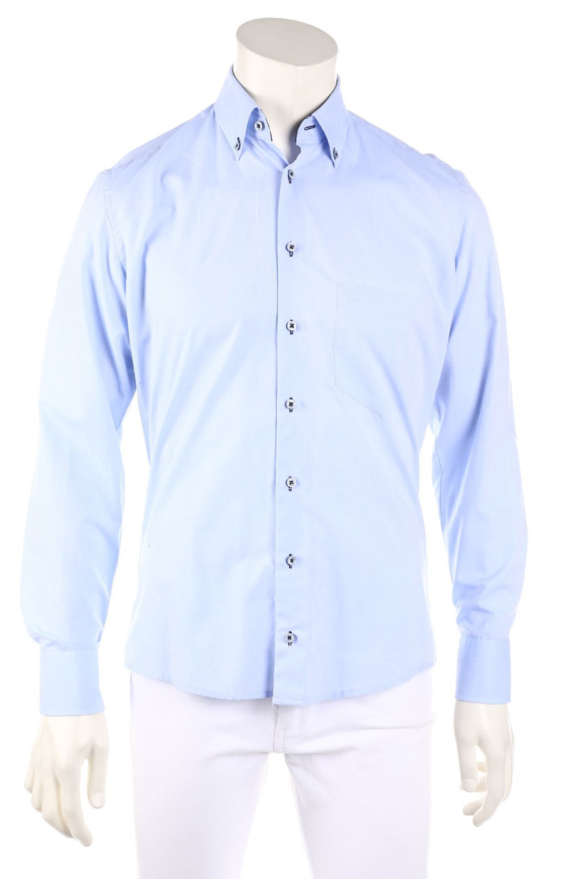 DIGEL - Button-down-Hemd mit Logo-Stickerei - 38