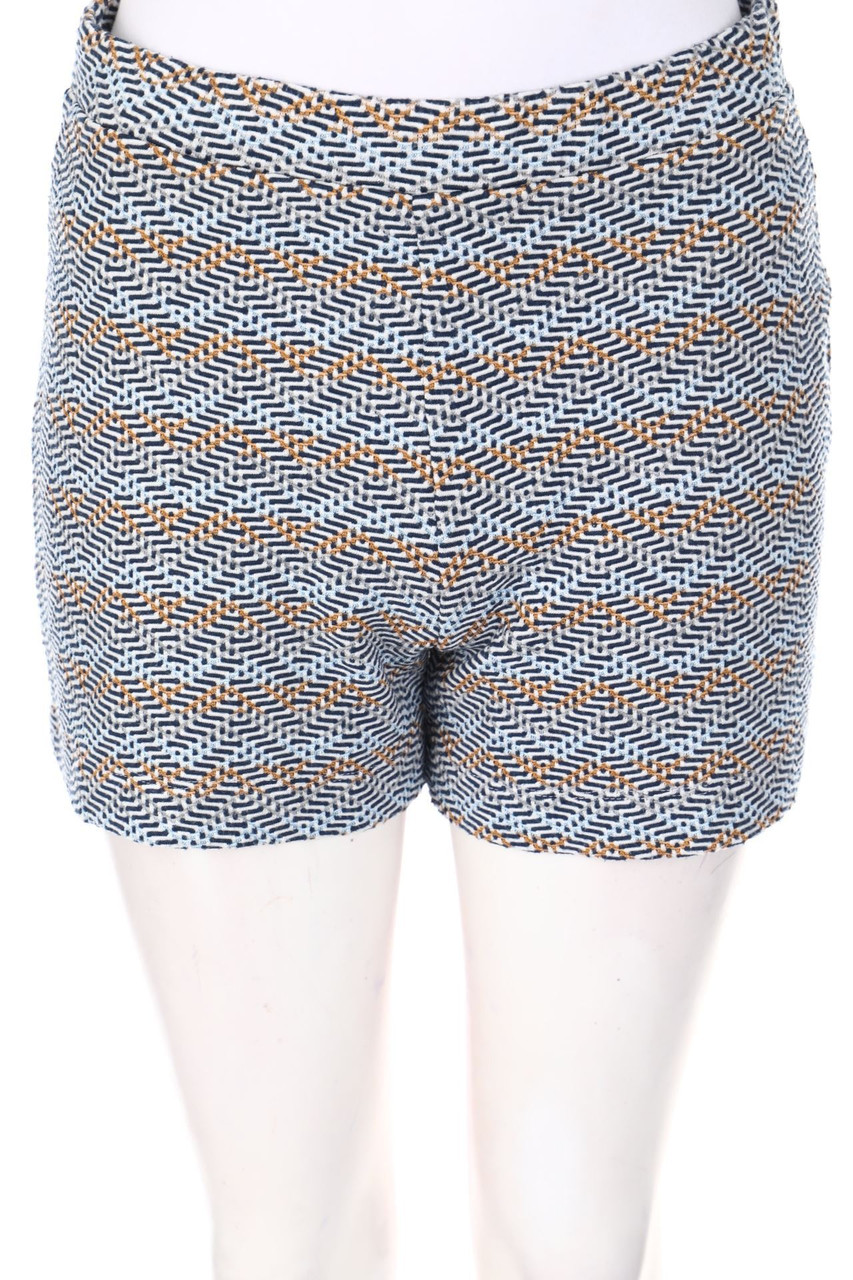 ZARA TRF - Shorts mit Zickzack-Muster - S