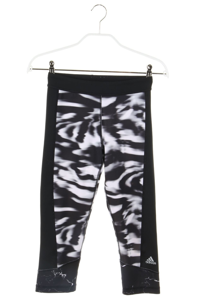 adidas - Cropped-Sport-Leggings mit Print - XS